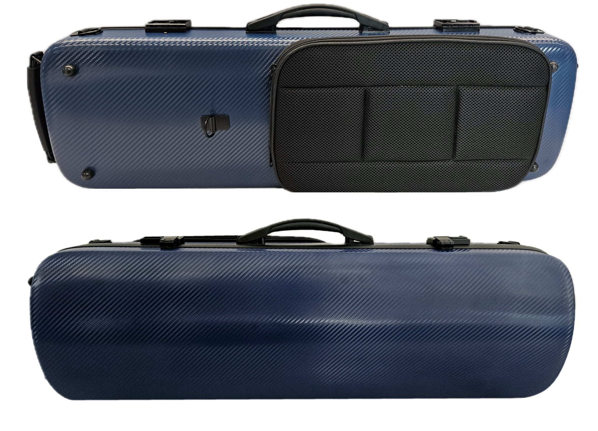 Geigenkasten 4/4 Polycarbonat PC-4 Blau