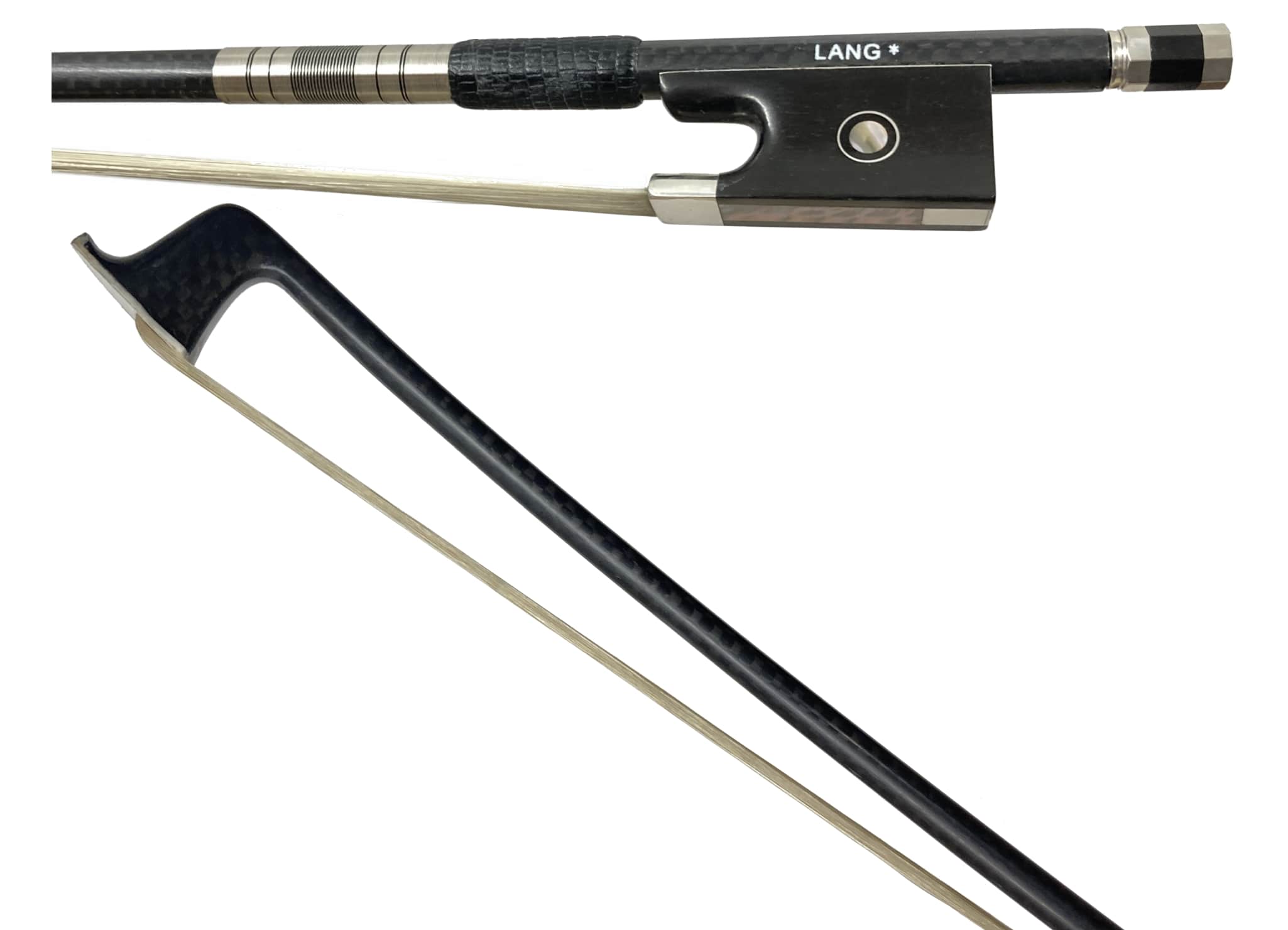 LANG* Geigenbogen Carbon 4/4 VN-C25 Silber LANG* Geigenbogen Carbon 4/4 VN-C25 Silber