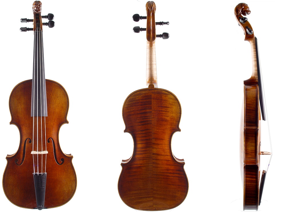 Barockgeige Meisterqualität mit Löwenkopf