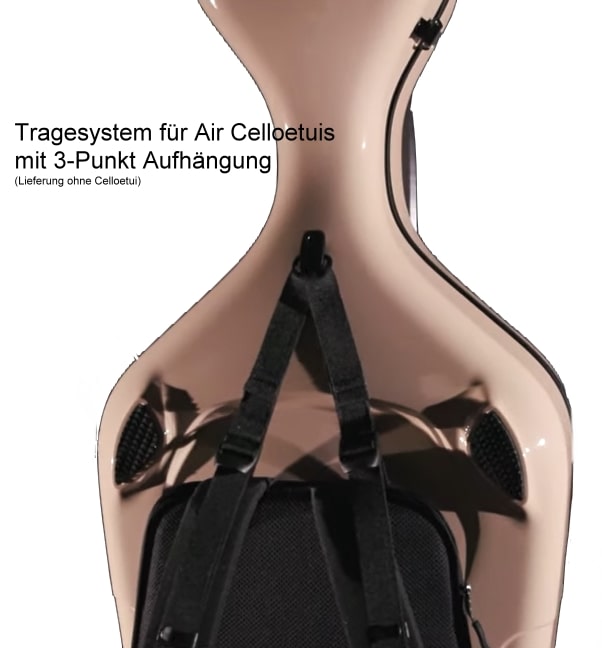 GEWA Tragesystem für Air Cellokoffer mit 3-Punkt Aufhängung GEWA Tragesystem für Air Cellokoffer mit 3-Punkt Aufhängung