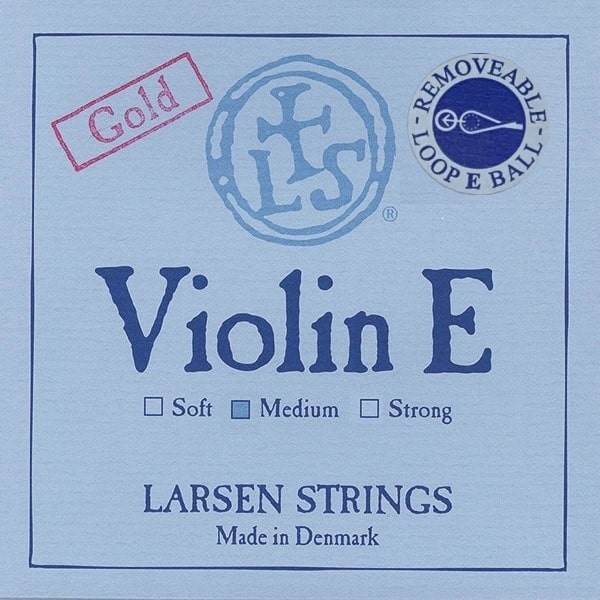 Larsen E Violinsaite 4/4 Stahl/Gold Medium