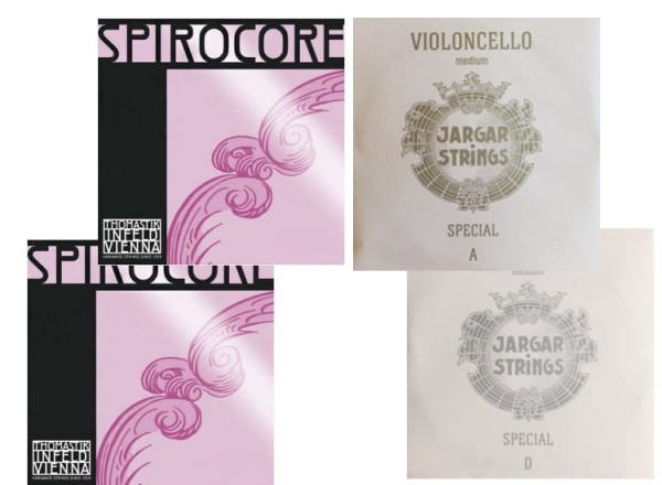 Kombi Saitensatz für Cello Jargar Special + Spirocore Wolfram