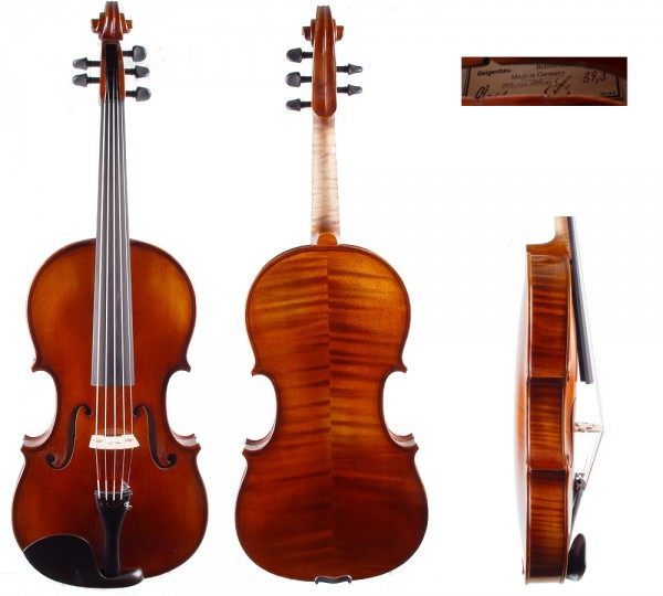 5-saitige Viola mit e-Saite, 39,5 cm, 5-Saiter, eingespielt
