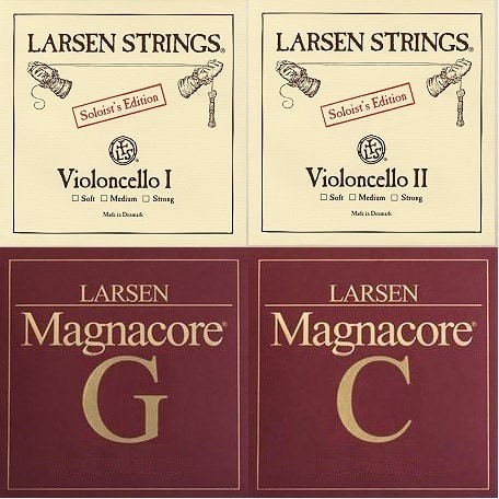 Larsen Cello Satz A,D Soloist + G,C Magnacore