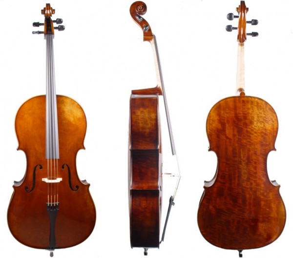 Cello von Geigenbaumeister Walter Mahr - Pappelboden