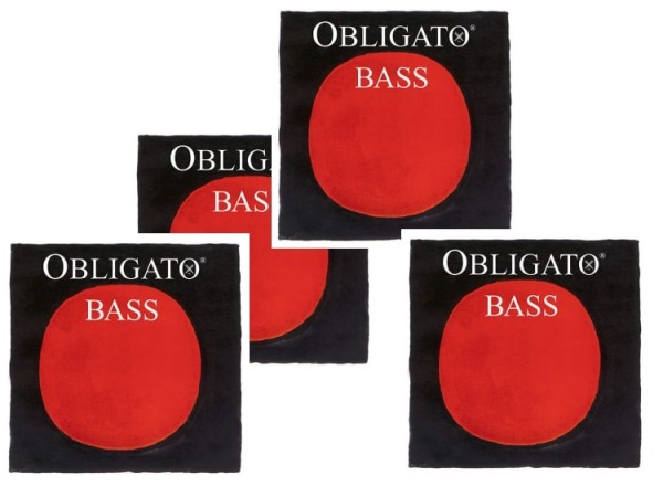 Pirastro Obligato Kontrabass-Saiten Satz 3/4 Größe Orchester