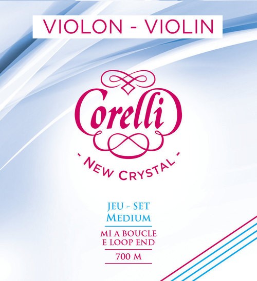 Corelli New Crystal Saiten Satz 4/4 Violine 700M E-Schlinge