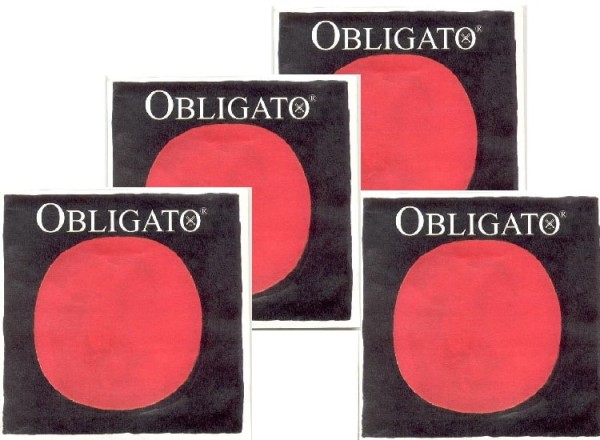 Pirastro Obligato Satz Violinsaiten 4/4 Größe E mit Kugel