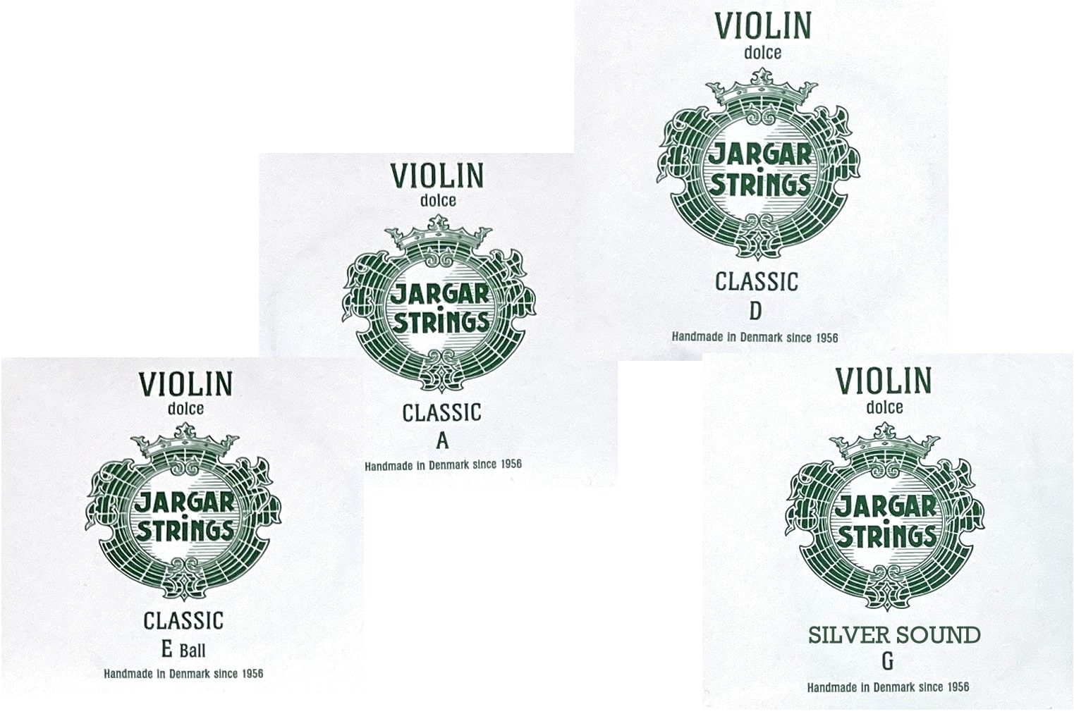 Geigensaite Vollstahlkern Ersatzstahlsaiten für 4/4 Violinen E-A-D-G Bnineteenteam Violinsaiten Universal Full Set 